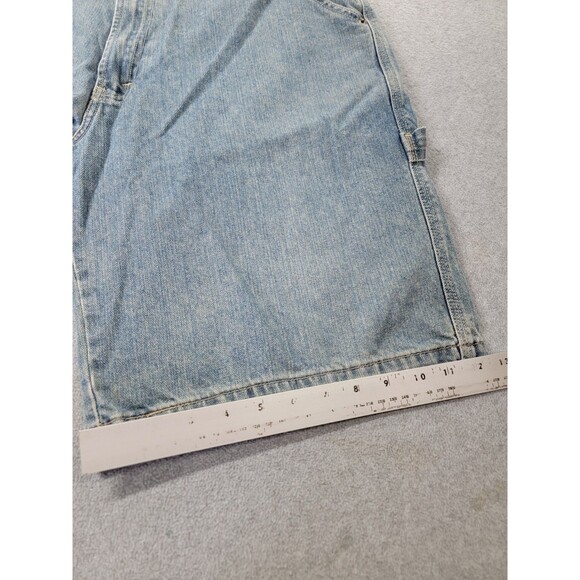 Vintage Levis Carpenter Denim Shorts 38x11 Baggy Loose Relaxed Cotton High Rise - Picture 4 of 15